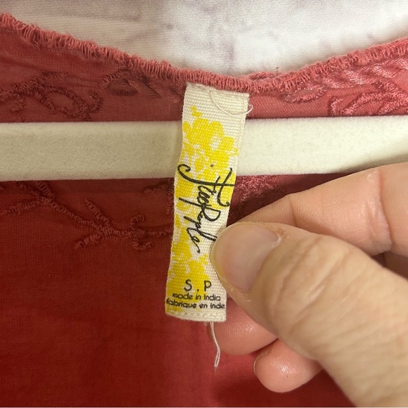 Free People Women's Far From Heaven Romper in Coral Red - Picture 11 of 16